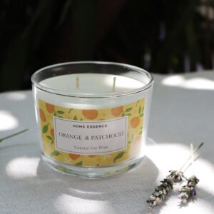 Orange & Patchouli – Cam Bardak Mum