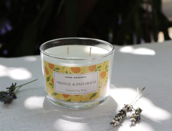 Orange & Patchouli – Cam Bardak Mum