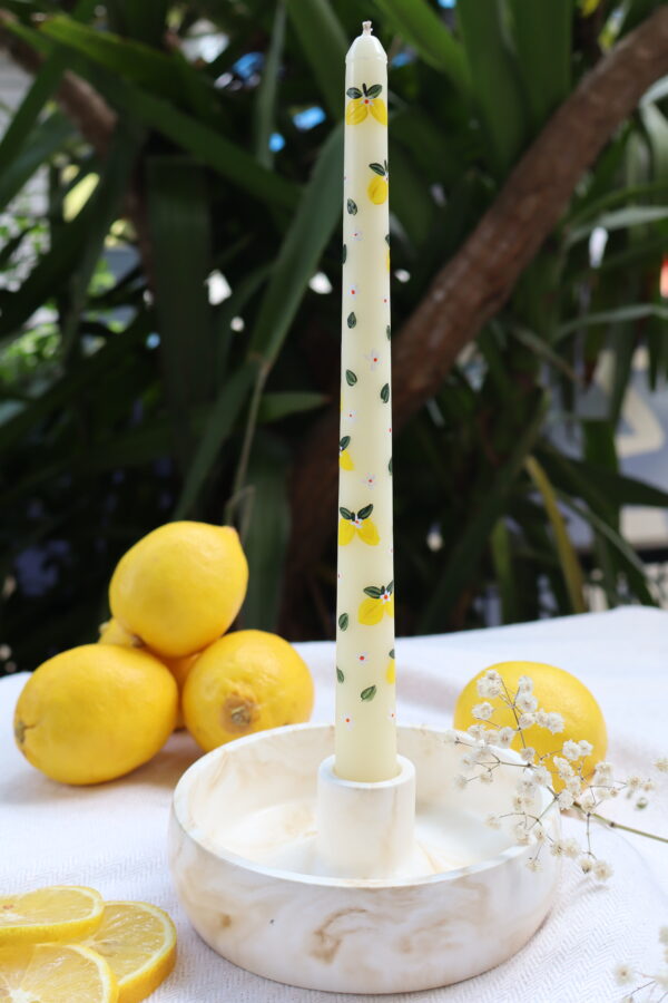 Balmumu Şamdan Mumu - Lemons