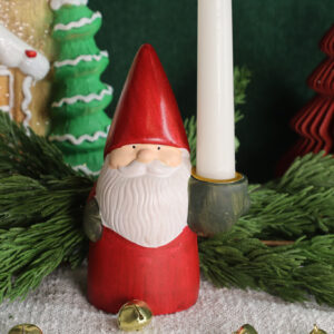 Seramik Noel Baba Şamdan