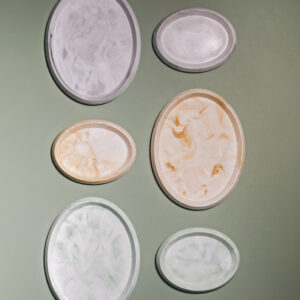 oval dekoratif tabak